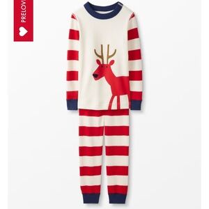 Long John Pajamas in Organic Cotton size 8